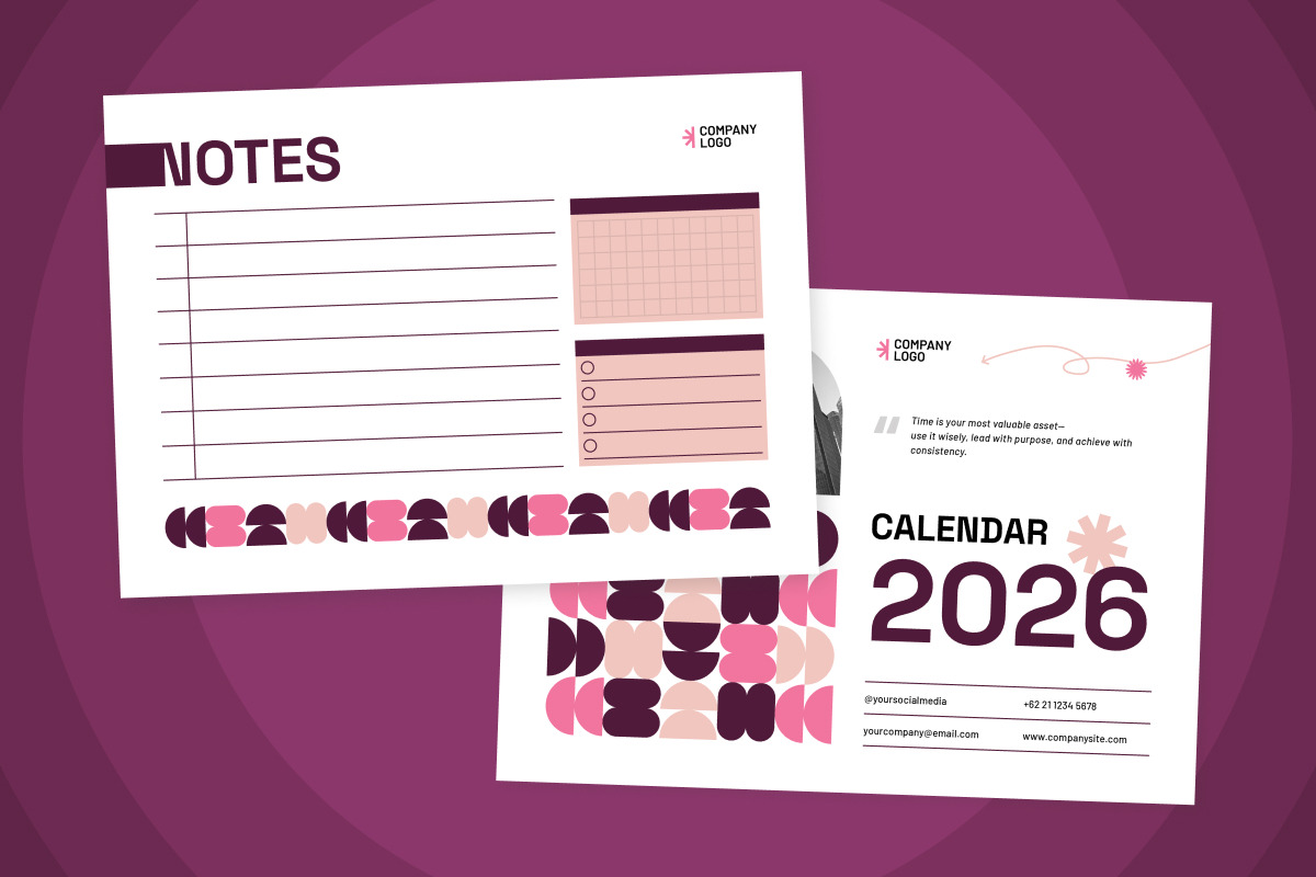 Elegant Corporate Desk Calendar, a Stationery Template by twinstd (Photo 5 of 5)