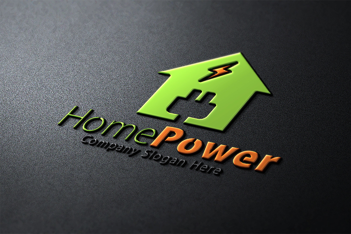 Home Power Logo, a Branding & Logo Template by Creative Dezing (Photo 2 of 7)