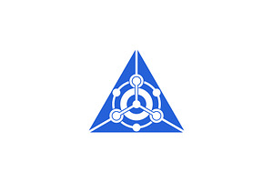 triangle analytic data logo, a Branding & Logo Template by Rasagama Studio