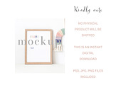 Frame Mockup Nursery Boho Art Mocup, a Print Template by BirdieFrames (Thumbnail 3 of 3)