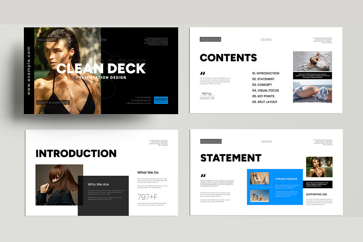 Clean Deck Presentation Template, a Presentation Template by MightyDesign (Photo 2 of 8)