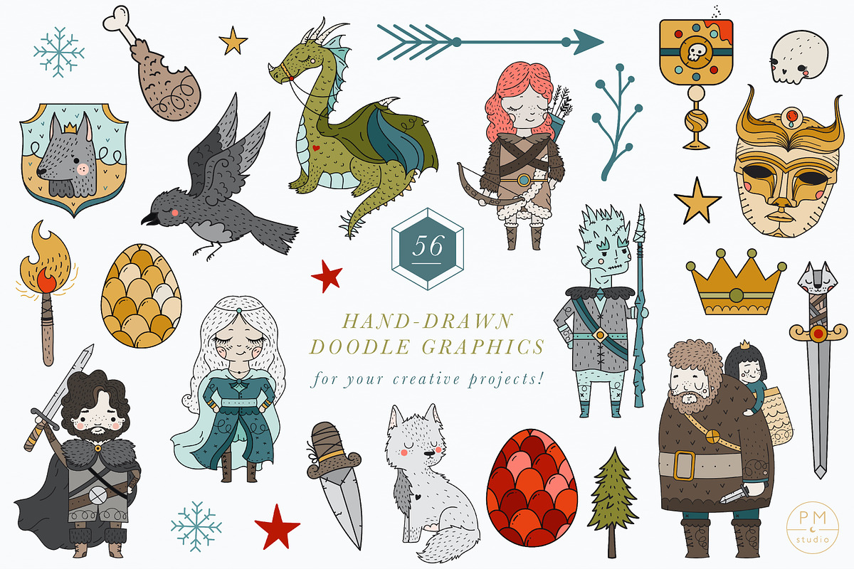 Fantasy Thrones: A Colorful Collecti, a Graphic by PetiteMarket (Photo 2 of 4)