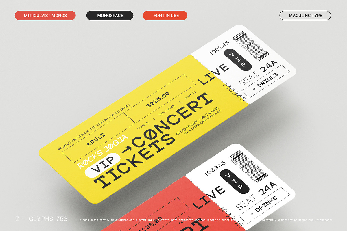 MIT Iculvist Monos Expanded, a Sans Serif Font by Maculinc Type (Photo 10 of 11)