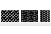 Geometric set of patterns, a Pattern Graphic by RODINA (Thumbnail 1 of 3)