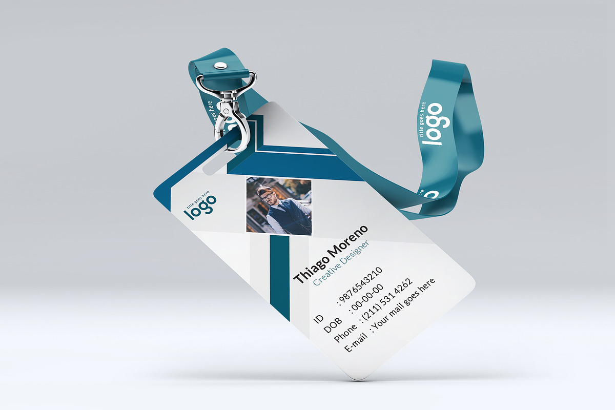 Abstract ID Card Design, a Stationery Template by ZAAS