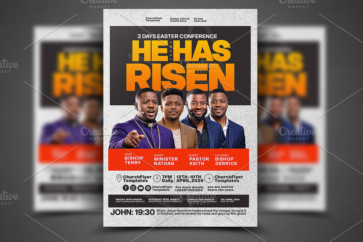 Easter Conference Poster Template