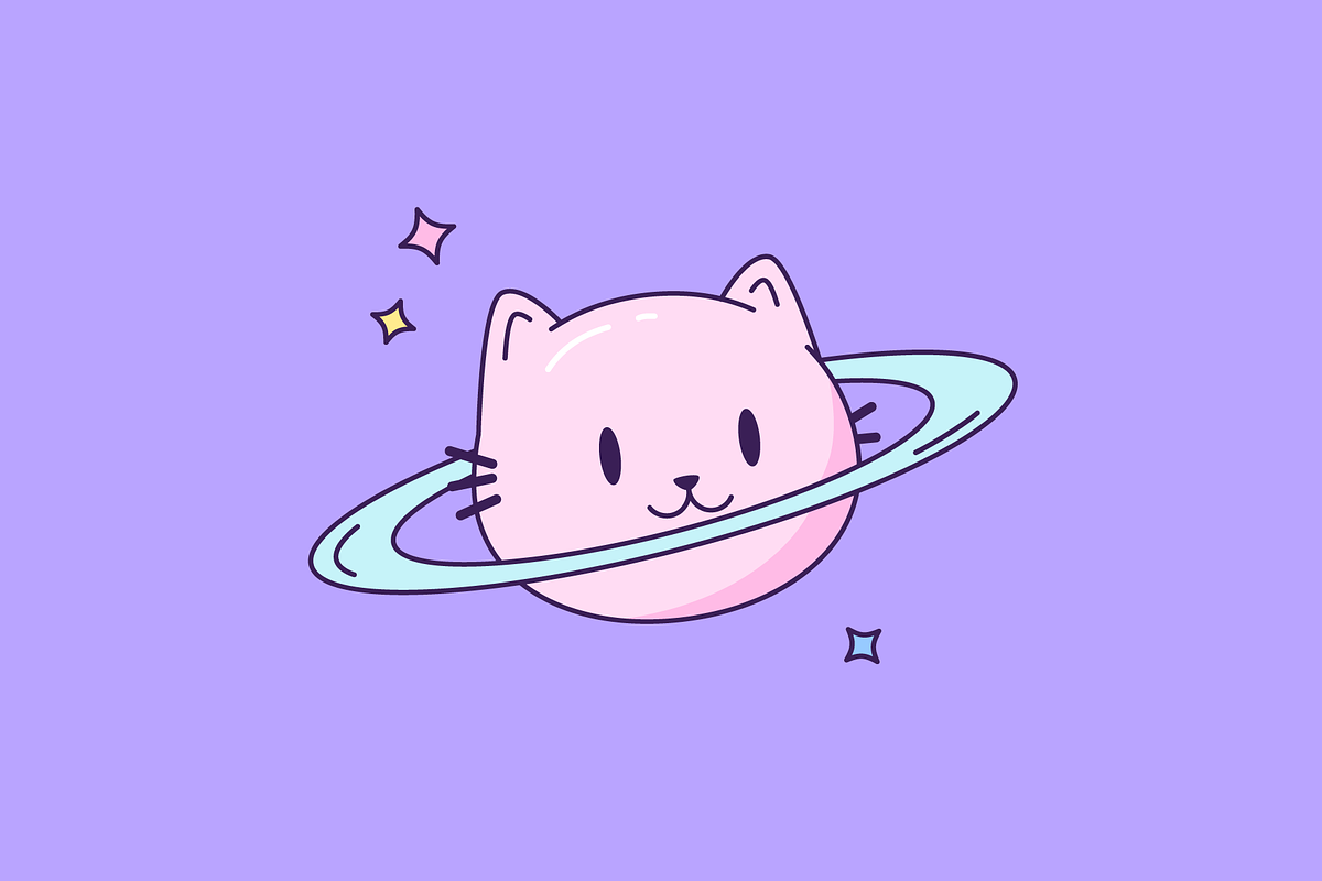Cat shaped planet, an Illustration by Cmeree (Photo 2 of 3)