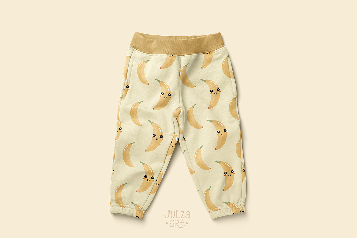 Groovy banana patterns, a Pattern Graphic by JulzaArt (Photo 4 of 7)