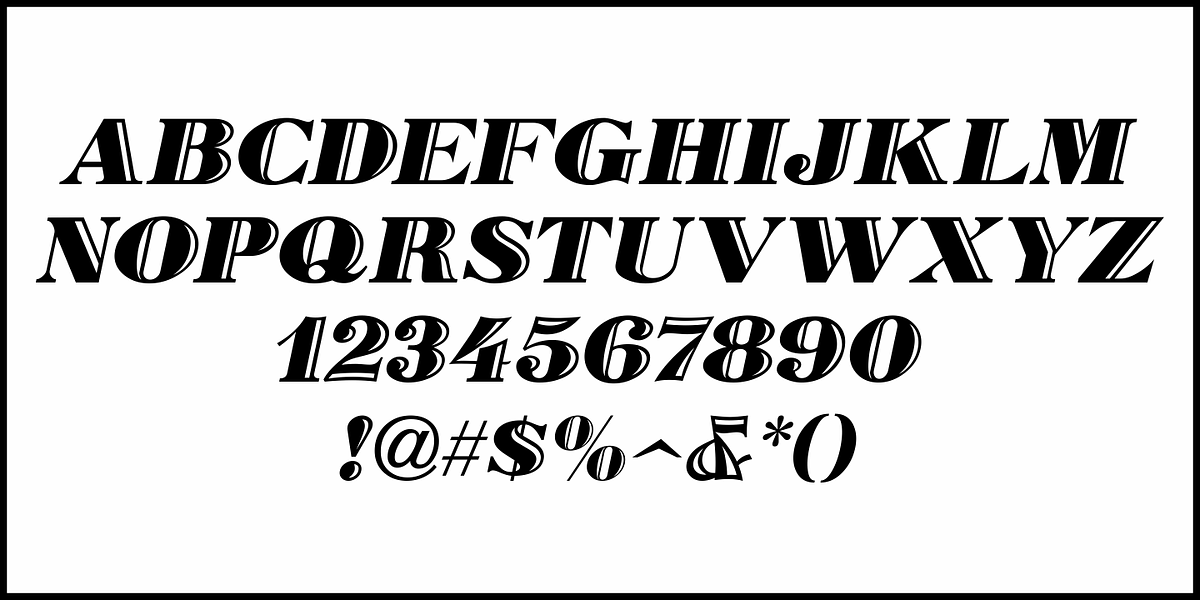 Display Engraved JNL, a Serif Font by Jeff Levine Fonts (Photo 5 of 5)