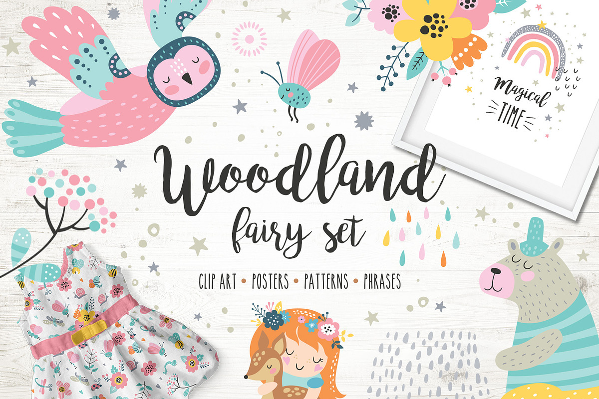 Woodland fairy set, a Graphic by Angelina De Sol (Photo 1 of 15)