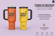 Tumbler Mockup - 6 views, a Cups & Container Mockup by Illusiongraphic (Thumbnail 1 of 17)