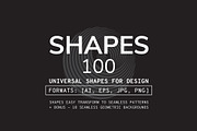 100 geometric shapes. Part 2, an Object Graphic by Vanzyst (Thumbnail 3 of 9)
