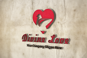 Divine Love Logo Template