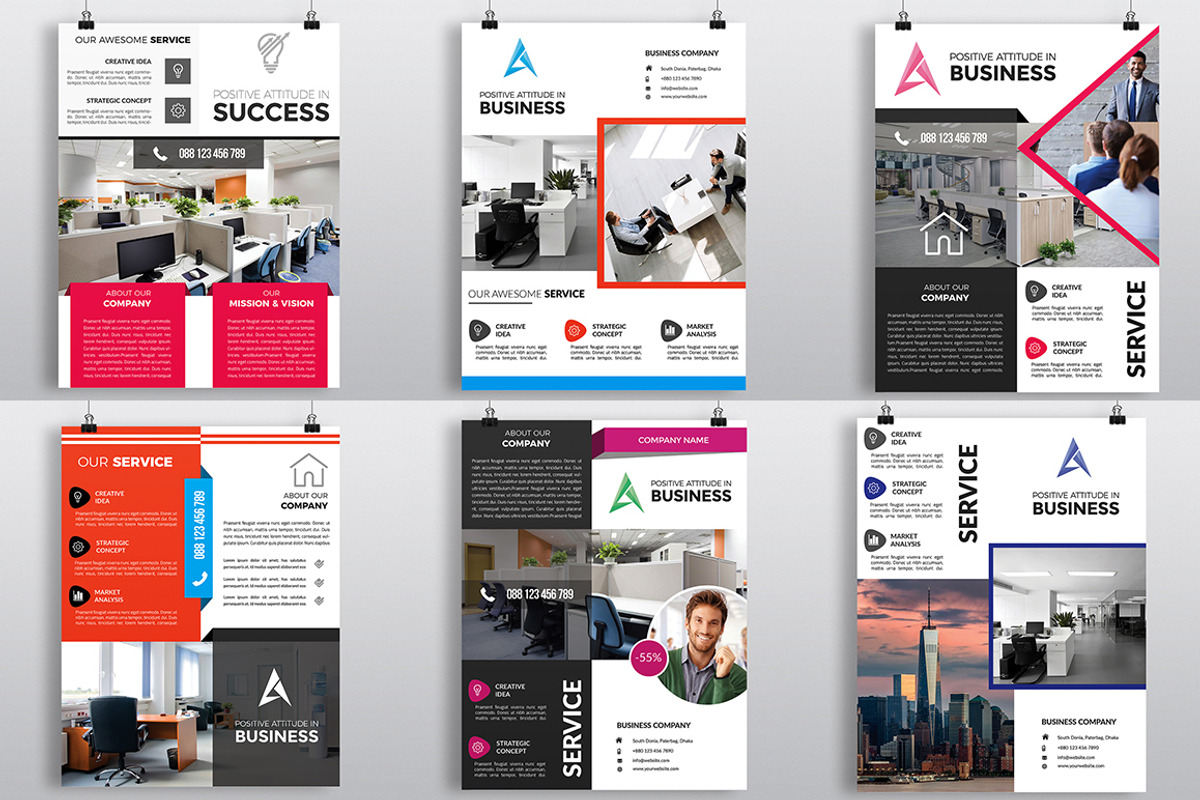 250+ Flyers Bundle 98% OFF, a Flyer Template by Imagine Design Studio (Photo 29 of 44)