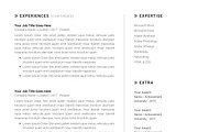 Resume Template | CV Template, a Resume Template by SlideCo (Thumbnail 5 of 6)