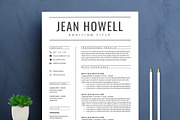 Modern Resume/CV Template, a Resume Template by TemplateCrafts (Thumbnail 1 of 3)