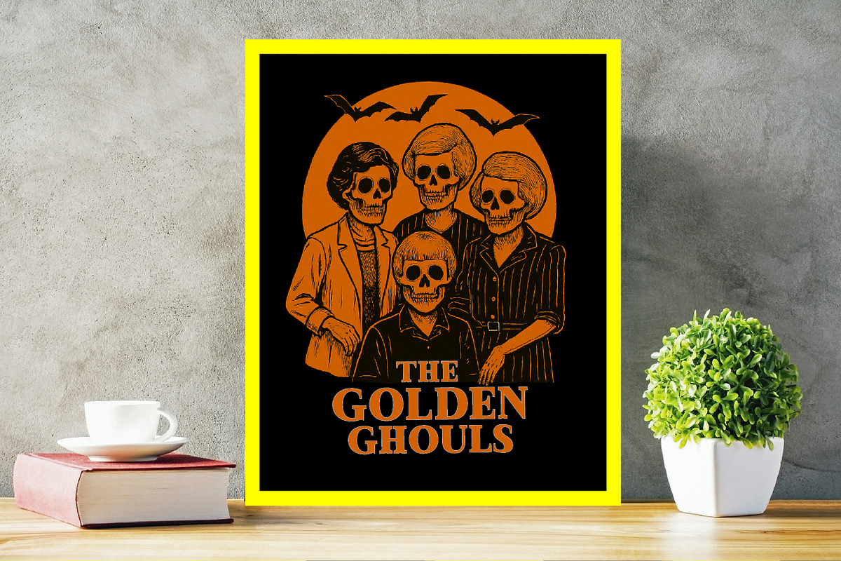 The Golden Ghouls PNG, an Illustration by Craft Nest (Photo 5 of 6)