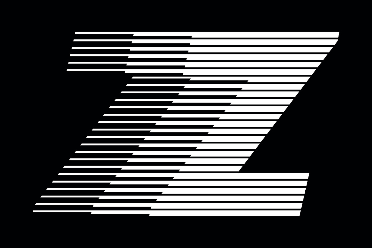 Letter Z speed motion lines logo, a Branding & Logo Template by Leksono (Photo 2 of 2)