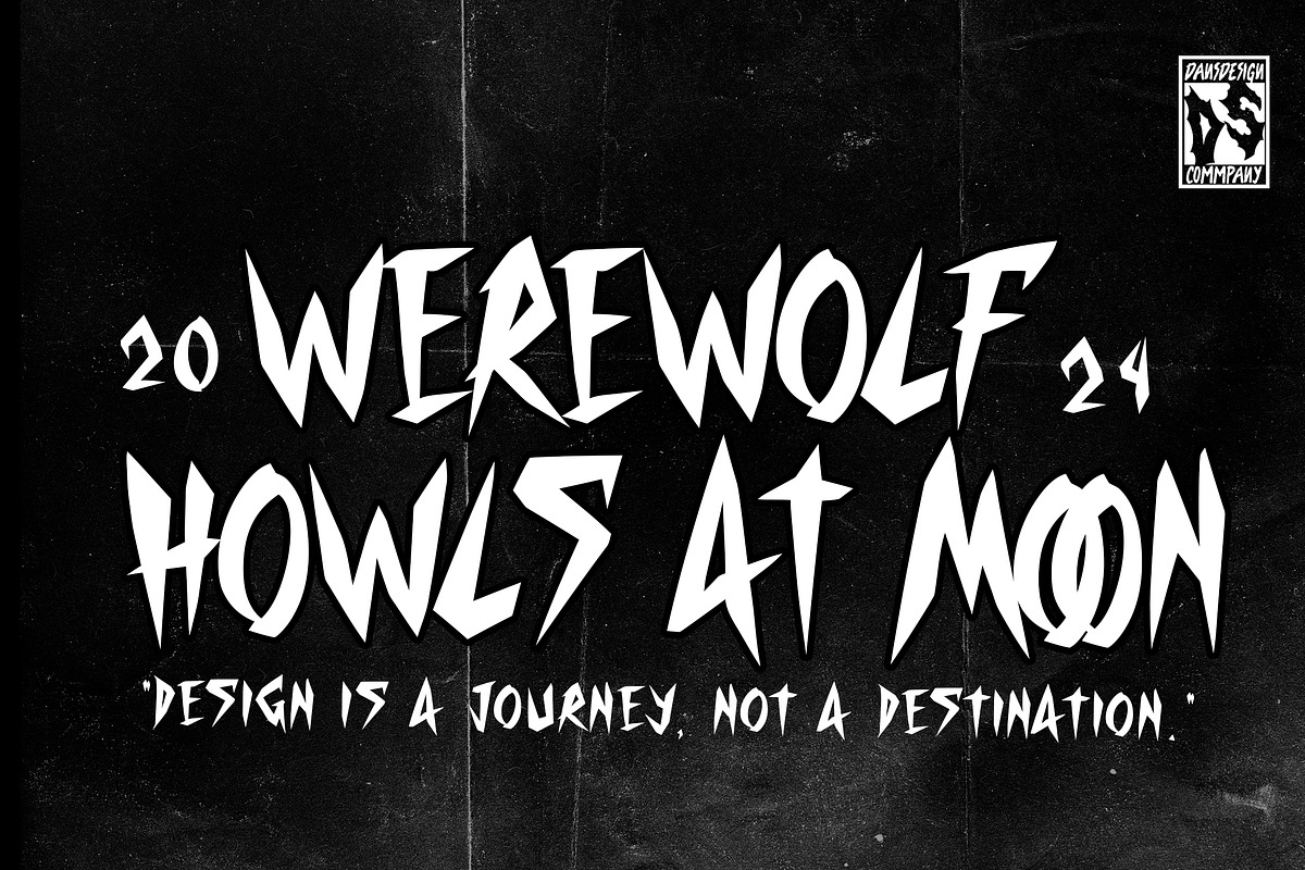 Twisted Crused Halloween Marker, a Blackletter Font by dansdesign (Photo 5 of 9)