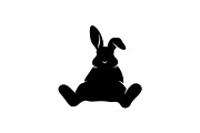 Cute Easter Bunny Silhouette bundle, an Illustration by Artivon (Thumbnail 27 of 51)