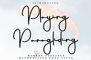 Playing Paragliding, a Handwritten Font by FreshTypeINK (Thumbnail 1 of 8)