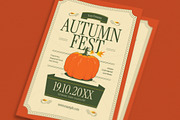 Simple Elegant Autumn Festival Flyer, a Flyer Template by VectorVactory (Thumbnail 2 of 3)