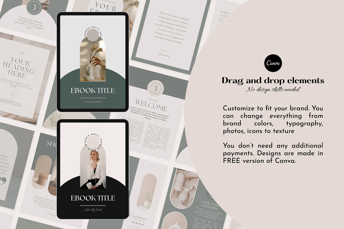 Aesthetic Ebook & Workbook Templates, a Magazine Template by Studio DigiCraft (Photo 5 of 8)