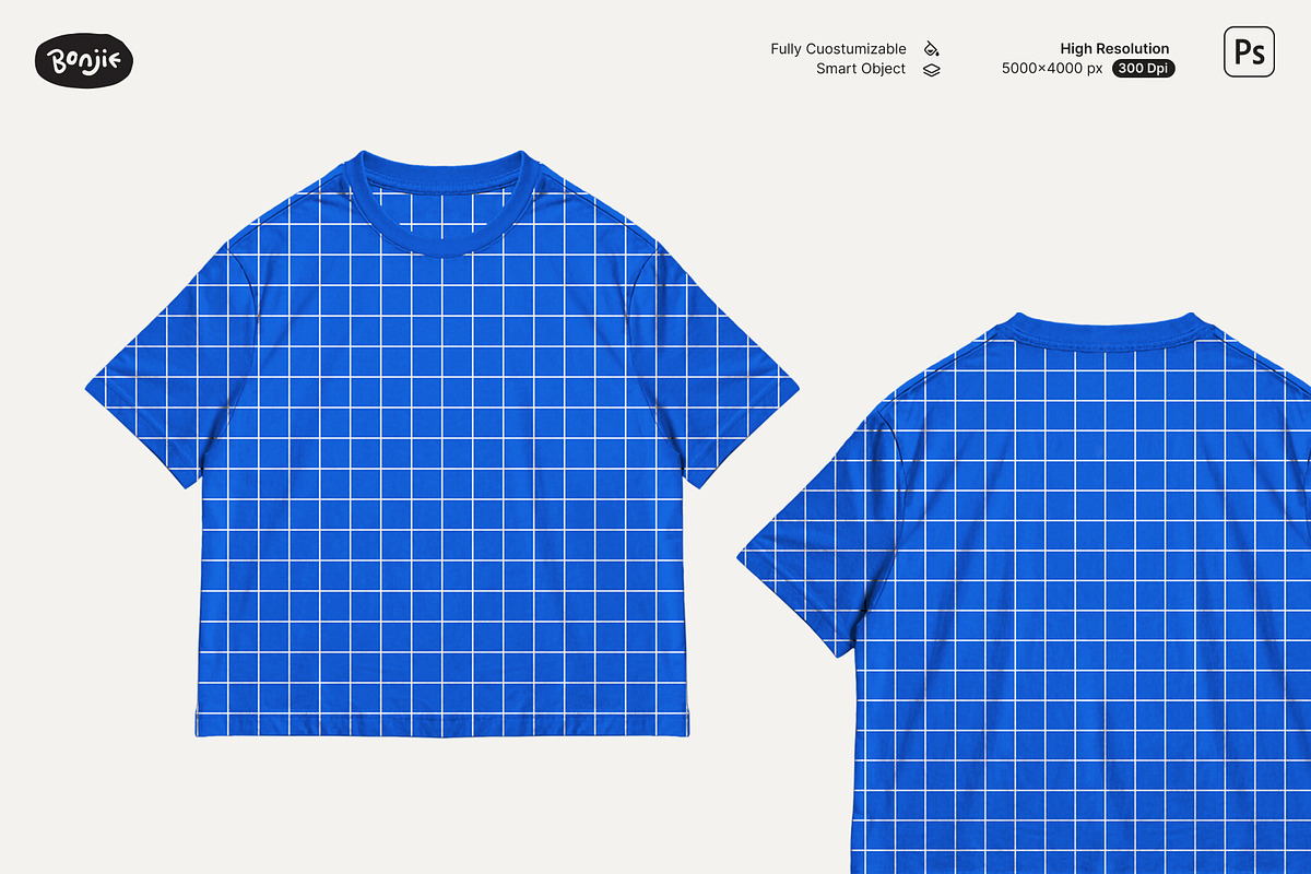 Boxy T Shirts Mockup, a Shirt Mockup by Pipello Grafik (Photo 3 of 3)