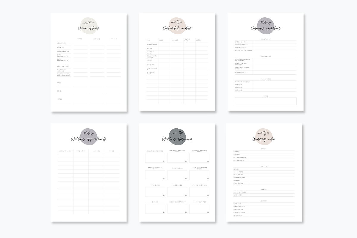 Wedding Template Bundle | Canva, a Templates & Theme by DesignStudioTeti (Photo 9 of 10)