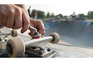 Closeup of hands using a tool to, a Sports & Recreation Photo by Igor Tichonow