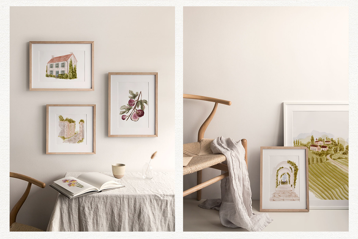 European Spring Garden Watercolor, a Decorative Illustration by Mio Buono (Photo 9 of 13)