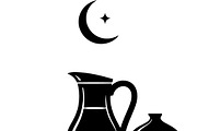 50 Ramadan Iftar Silhouette Bundle, an Illustration by Gfx_Store (Thumbnail 41 of 49)