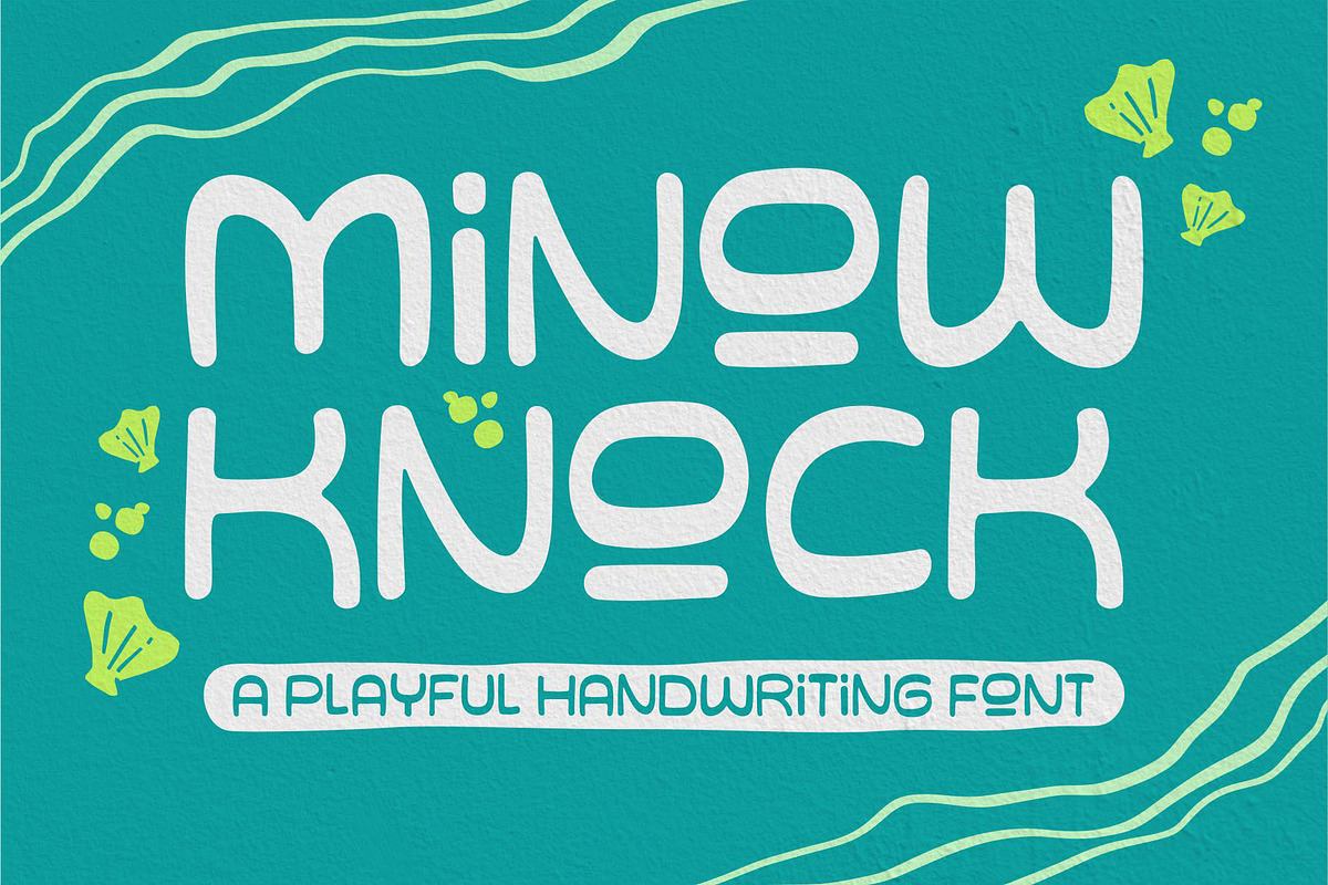 Minow Knock - Handwriting Font, a Handwritten Font by HanzelSpace Studio (Photo 1 of 6)