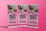 Breast Cancer Roll Up Banner, a Print Template by Fannan Studio (Thumbnail 2 of 2)