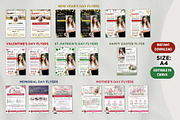 Real Estate Holiday Flyer Bundle, a Flyer Template by CreativeVinesStore (Thumbnail 3 of 7)