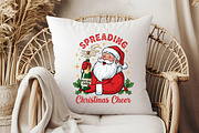 Funny Christmas Santa Claus Sublimat, an Illustration by Libby Wishes (Thumbnail 6 of 6)