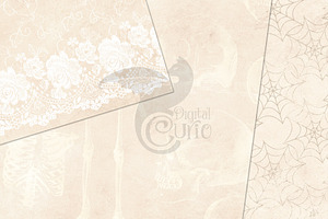 Ivory Gothic Digital Paper