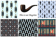 Patterns after Rene Magritte, a Pattern Graphic by Asyndrom (Thumbnail 1 of 2)