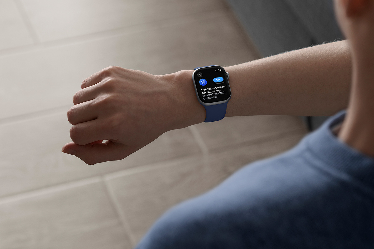 24 Watch Series 11 in Hand Mockups, a Wearable Device Mockup by Asylab (Photo 101 of 107)