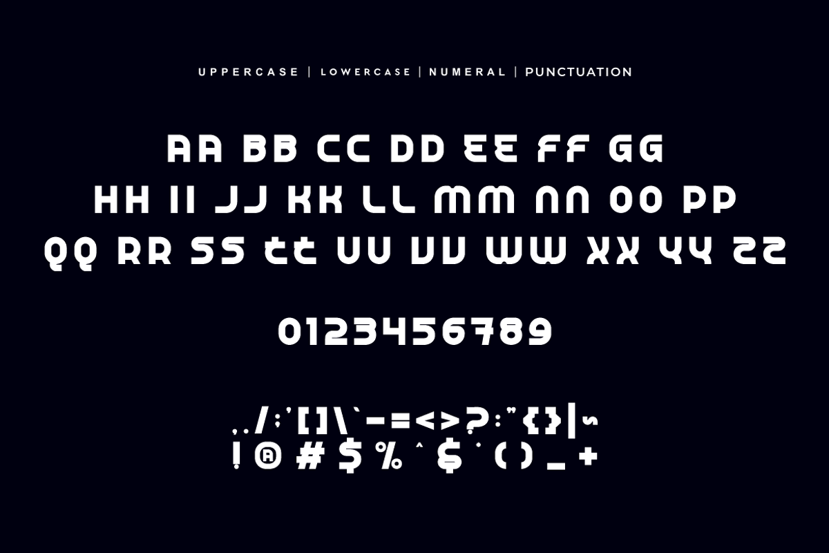 Digyte Future - Digital Space Font, a Sans Serif Font by QR Design Studio (Photo 5 of 7)