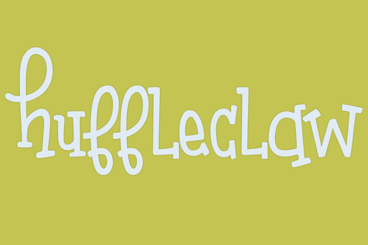 Huffleclaw, a Font by Brittney Murphy Design (Photo 1 of 3)