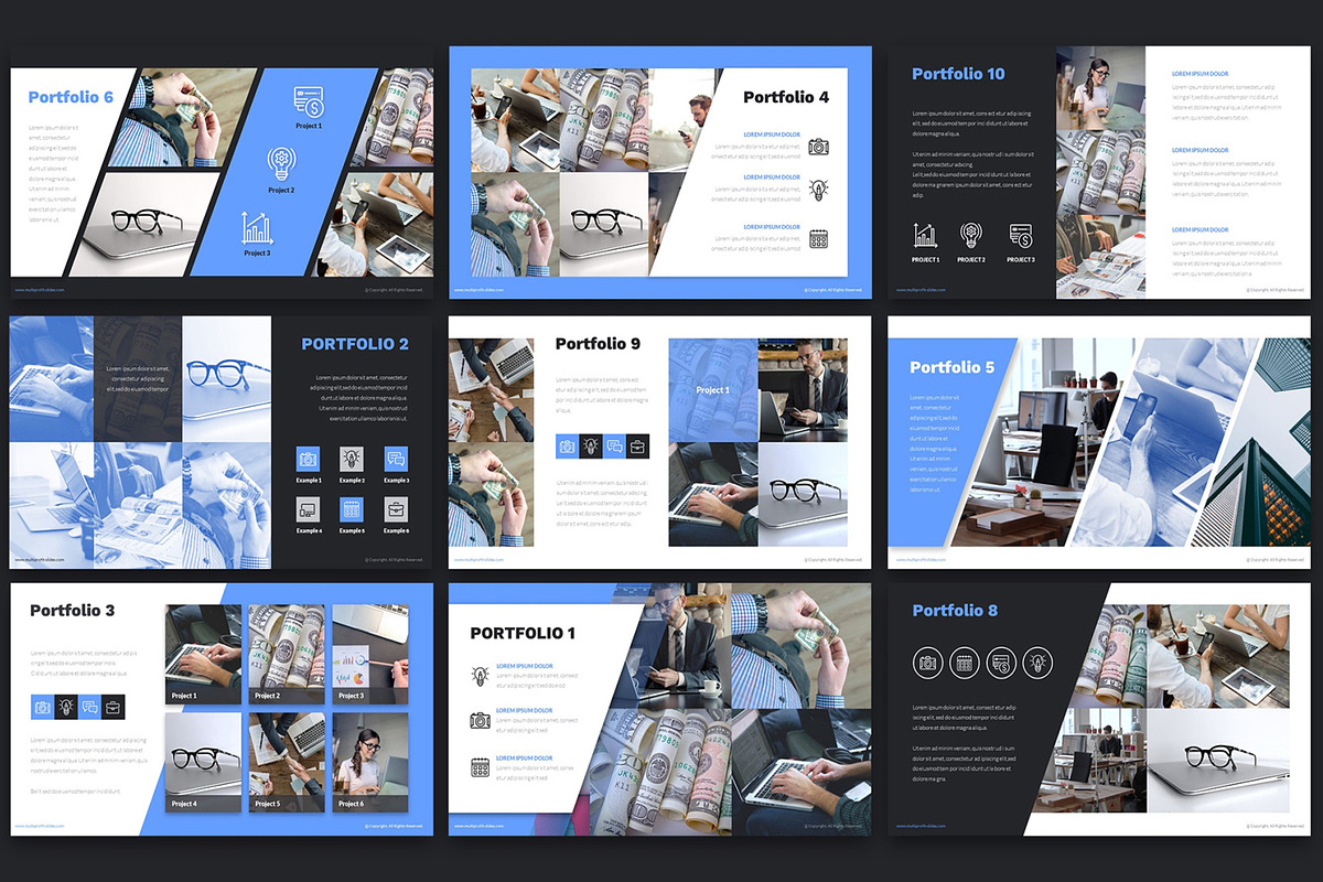 Financial Company Presentation PPT, a Presentation Template by MotoCMS (Photo 1 of 2)
