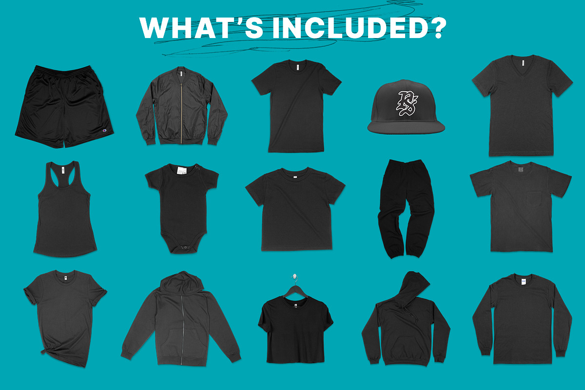 Clothing Mockup Collection Bundle 01, an Apparel Mockup by Pixel Sauce™ (Photo 2 of 6)