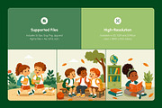 Back to School, Education Bundle, an Education Illustration by Creative Stall (Thumbnail 2 of 12)