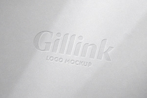 Letterpress Logo Mockup