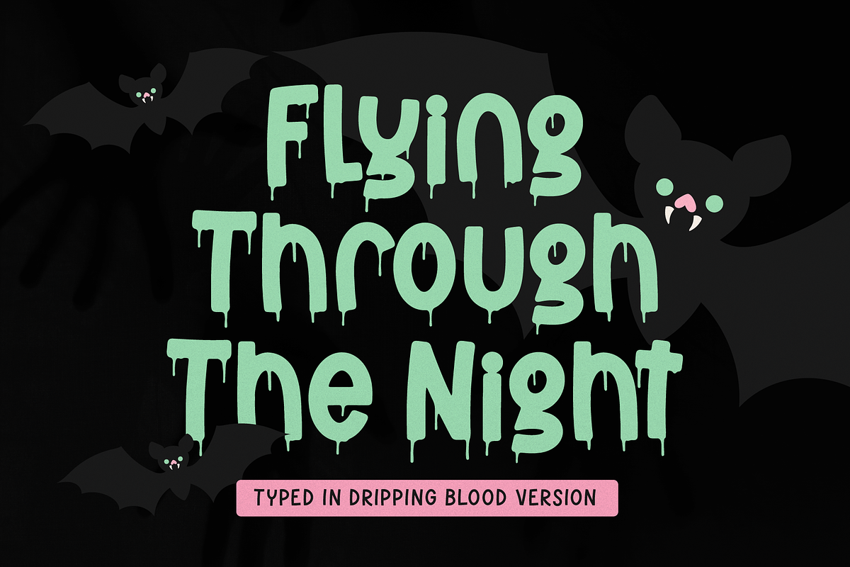 Gloomi Squish | New Halloween Font, a Handwritten Font by Denustudios (Photo 3 of 12)