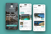 BookHere - Hotel Book Mobile App, an App Template by trabaskriya (Thumbnail 4 of 6)