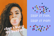 Bubble Gum Club. Playful trio font, a Handwritten Font by PaperJamLab (Thumbnail 2 of 14)