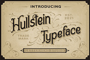 Hullstein - Vintage Display, a Font by Letterhend Studio (Thumbnail 9 of 9)