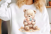 Coastal Summer Teddy Bear Clipart, an Illustration by SinaCreation (Thumbnail 6 of 11)
